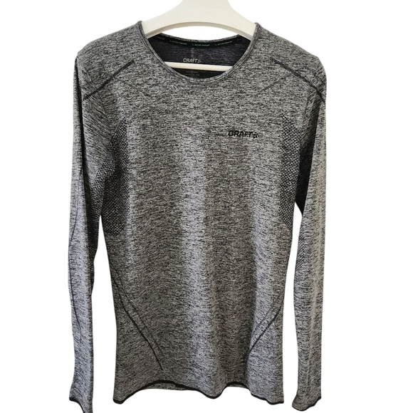 CRAFT Active Comfort Men's Long-Sleeved Thermal Underwear running gray medium - Picture 2 of 13